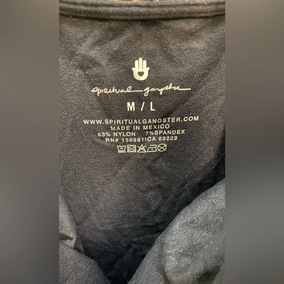 NWT Spiritual Gangster Black Cami Slip Dress Size M/L - Picture 4 of 4